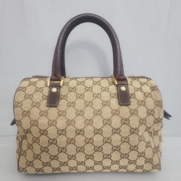 ✨️GUCCI GG Canvas Abbey D-Ring Bowling Bag - Picture 4 of 16